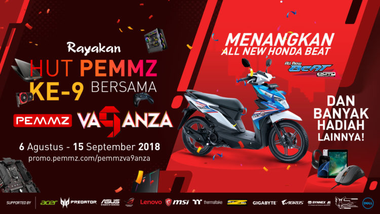 PEMMZ Adakan Lelang Komponen dan Laptop Besar-besaran Berhadiah Motor