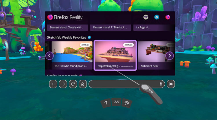 Mozilla Rilis Web Browser VR, Firefox Reality
