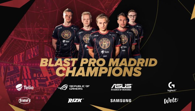 ENCE Semakin Tangguh Setelah Juarai BLAST Pro Series: Madrid 2019
