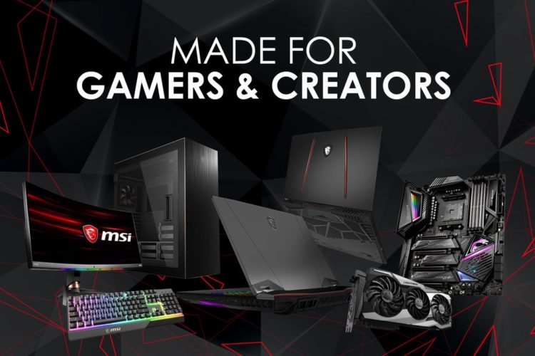 MSI Tampilkan Produk Penuh Penghargaan