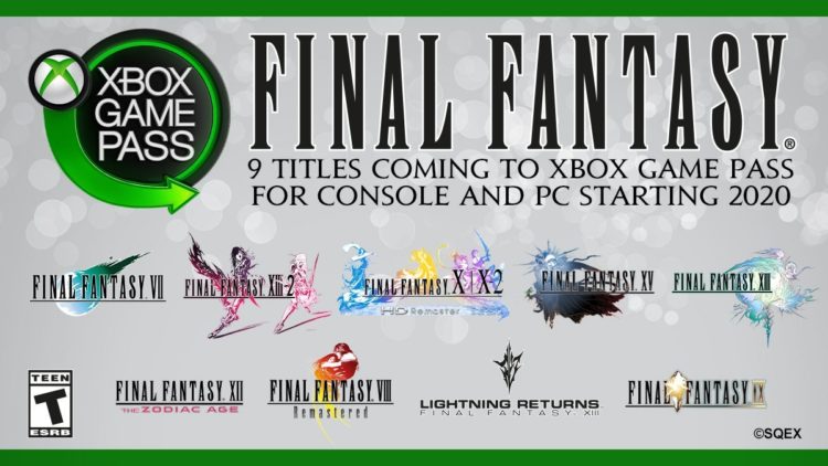 Deretan Titel Final Fantasy Ikut Ramaikan Xbox Game Pass
