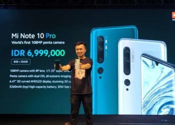 Rekor Dunia, Xiaomi Mi Note 10 Pro Punya Lima Kamera dengan Resolusi 108 MP