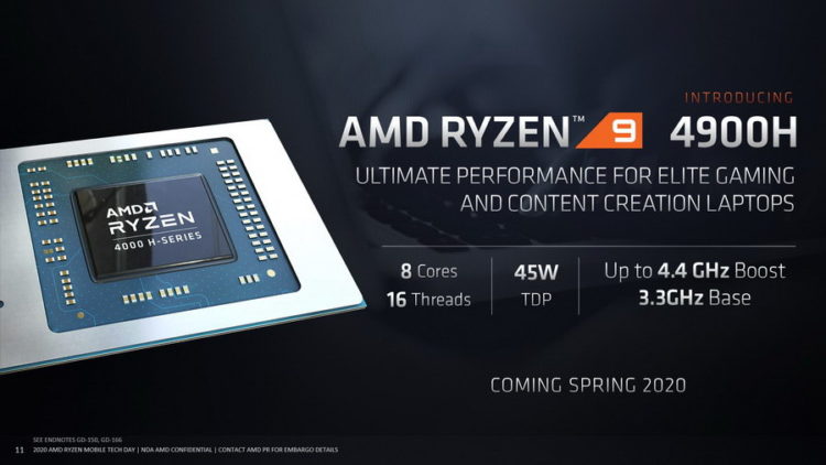 AMD Luncurkan Ryzen 9 4900H dan Ryzen 9 4900HS untuk Laptop Gaming