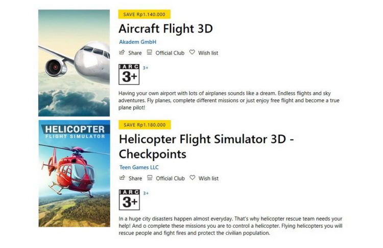 Mantap Cuy, Dua Game Sejutaan Rupiah Ini Gratis di Microsoft Store