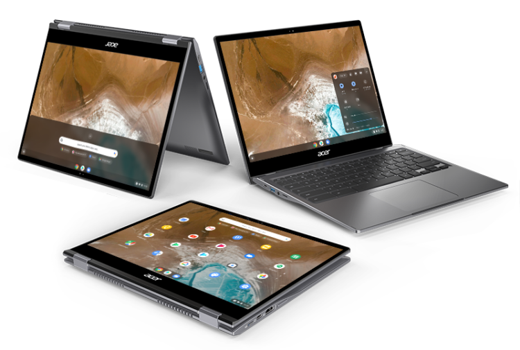 Acer Luncurkan Laptop Konvertibel Premium 2K Chromebook Spin 713 Berbasis Project Athena dari Intel