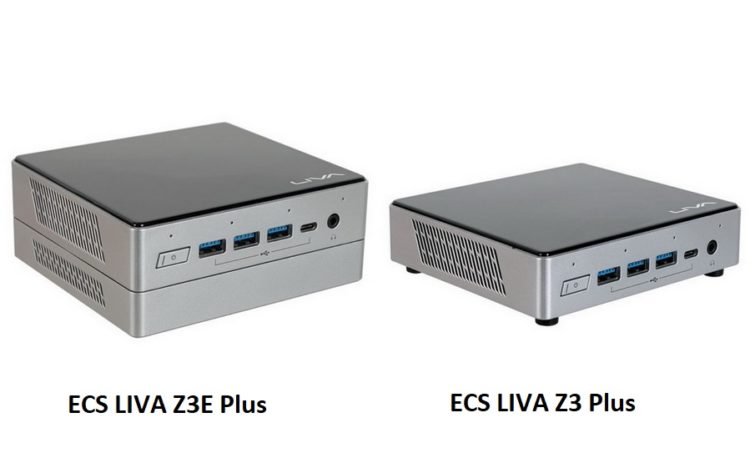 ECS LIVA Z3 Plus dan LIVA Z3E Plus, Dua PC Barebone Desain Mini Performa Kencang