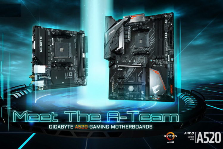 GIGABYTE Meluncurkan Jajaran Motherboard Chipset AMD A520