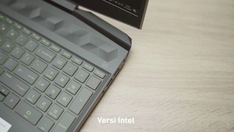 Tulisan B&O versi Intel