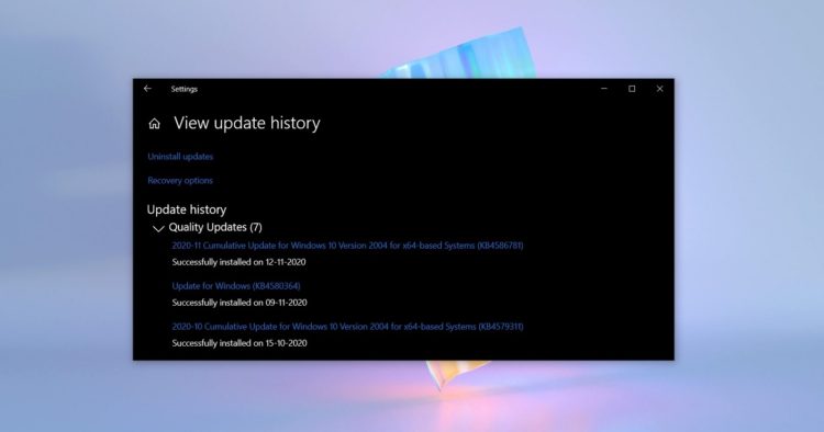 Windows 10 Alami Gagal Instalasi Update KB4586781