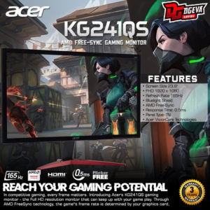 MONITOR ACER KG241Q_S TERMURAH PEMMZCHANNEL