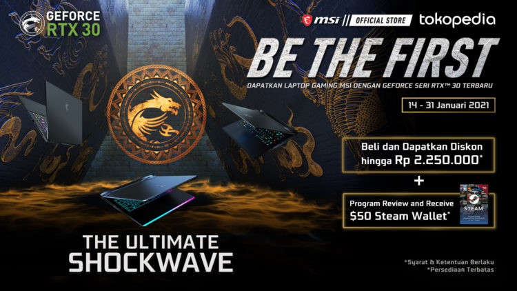 MSI Memperkenalkan Laptop dengan Grafis RTX 30 pada Acara “MSIology”