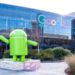 Mountain View, Ca/USA December 29, 2016: Googleplex - Google Headquarters with Android figure