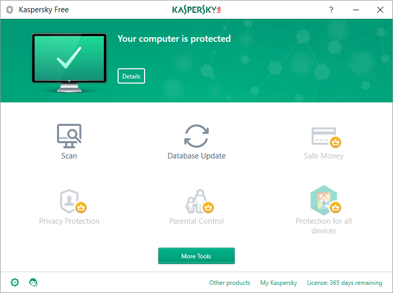 Kaspersky, aplikasi antivirus gratis 2021