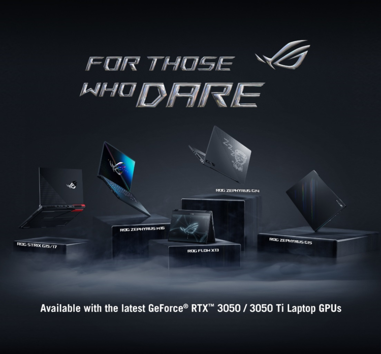 ASUS Lengkapi Jajaran Laptop Gaming ROG dan TUF dengan  NVIDIA GeForce RTX 3050 dan RTX 3050Ti
