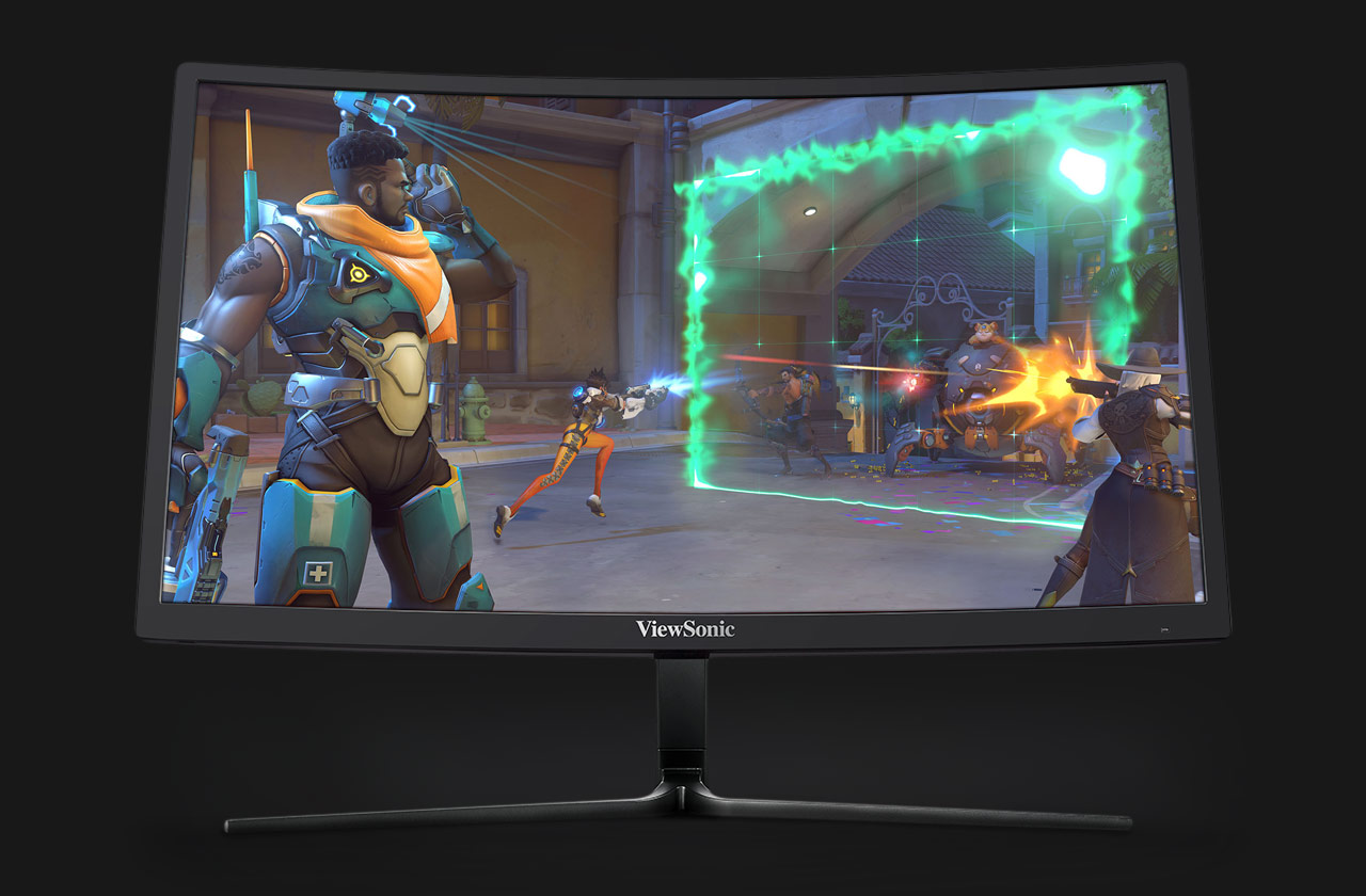 ViewSonic VX2458 C MHD, monitor PC gaming murah 2021