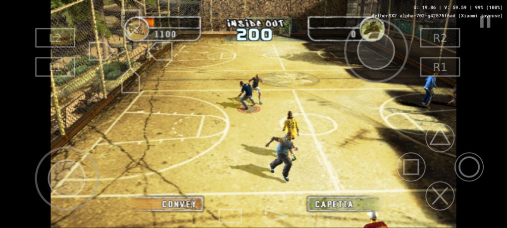 Emulator PS2 AetherSX2 FIFA Street 2