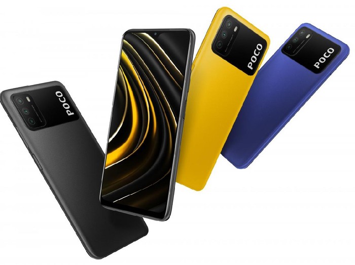 POCO M3, smartphone RAM 6GB murah