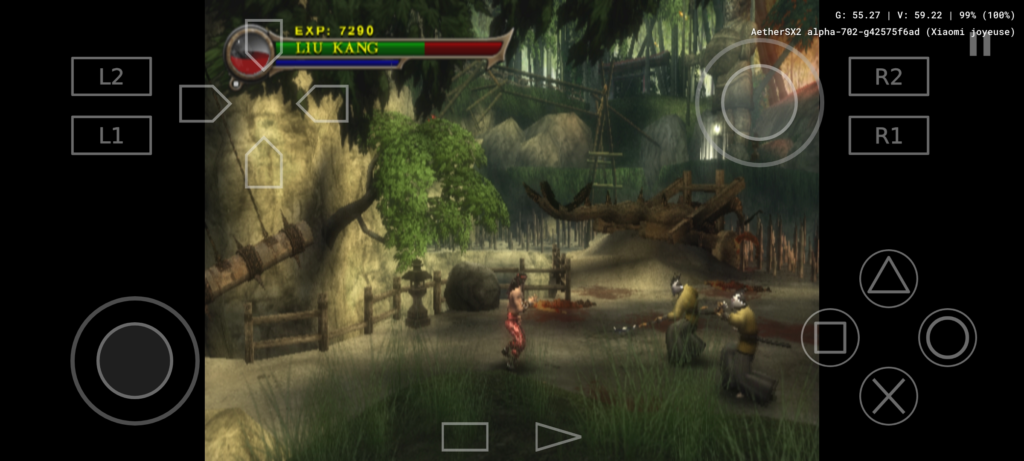 Emulator PS2 AetherSX2 Mortal Kombat Shaolin Monks