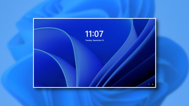 lock screen windows 11