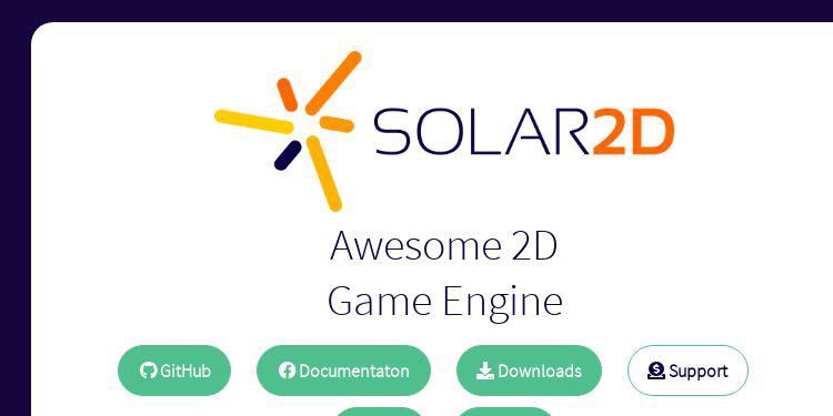 Solar2D, aplikasi pembuat game terbaik 2022