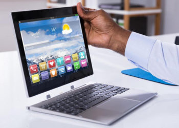 laptop 2 in 1 2 jutaan