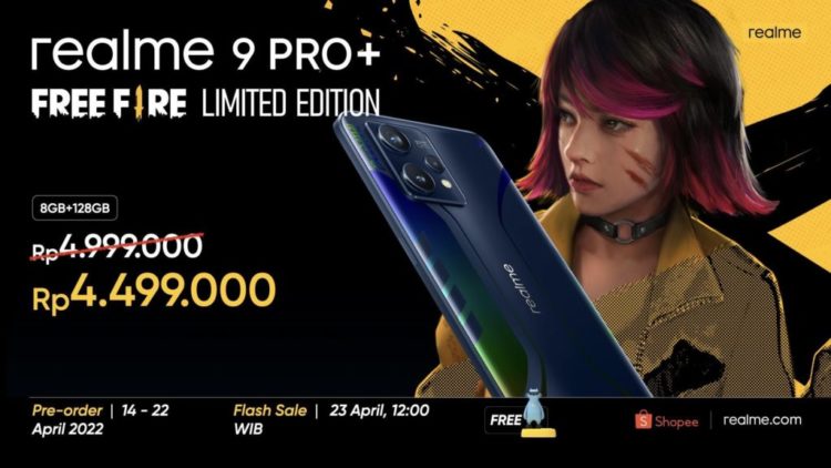 realme 9 Pro+ Free Fire Limited Edition