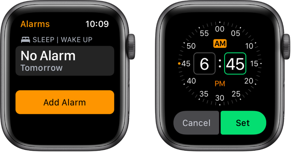 Alarm di Apple Watch