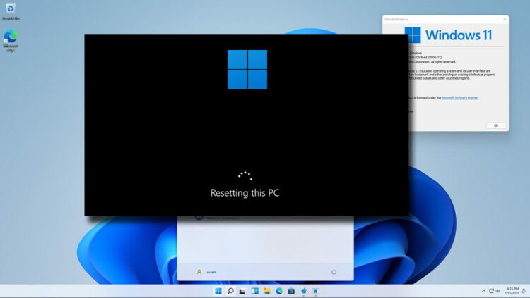Cara Factory Reset di Windows 11