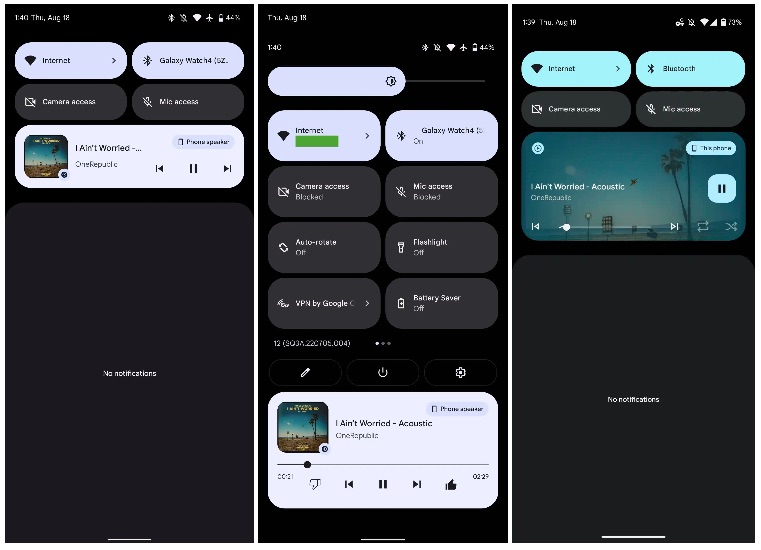 android 13 media player