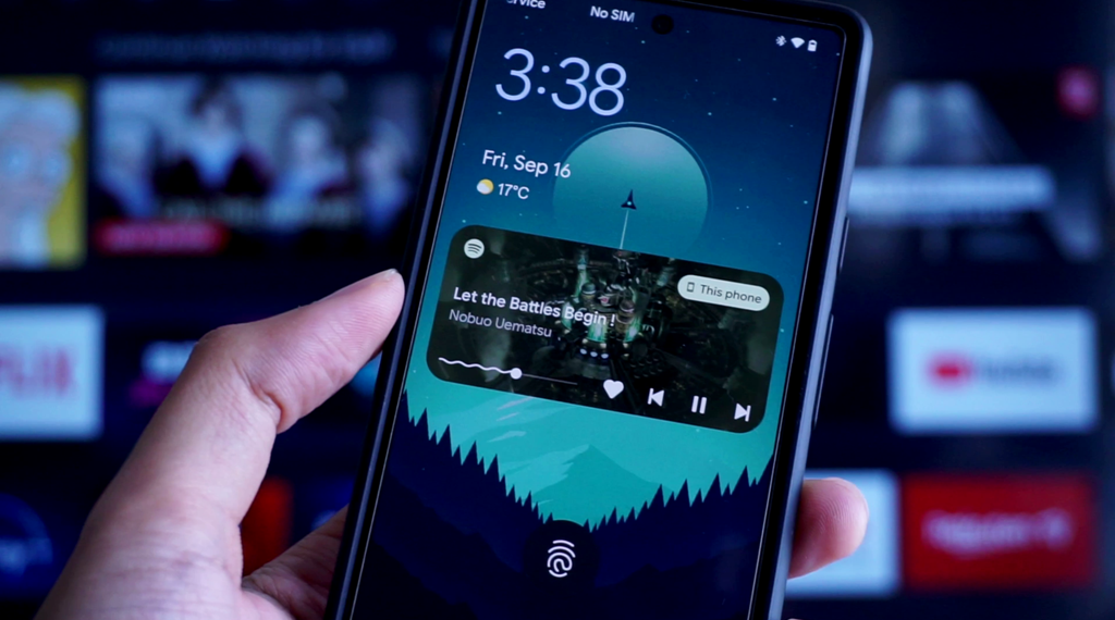 Android 13 Media Player Bawakan Tampilan Lockscreen baru