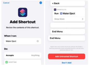 Water Ejector dengan Siri
