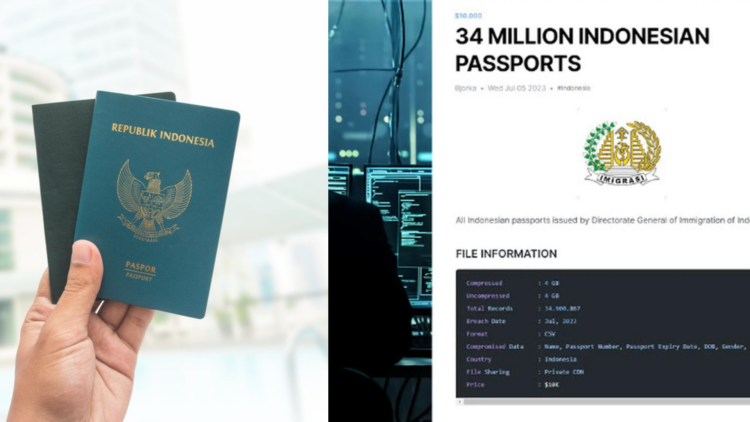 34 Juta Data Paspor dijual