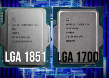 Gambar Intel Meteor Lake LGA 1851