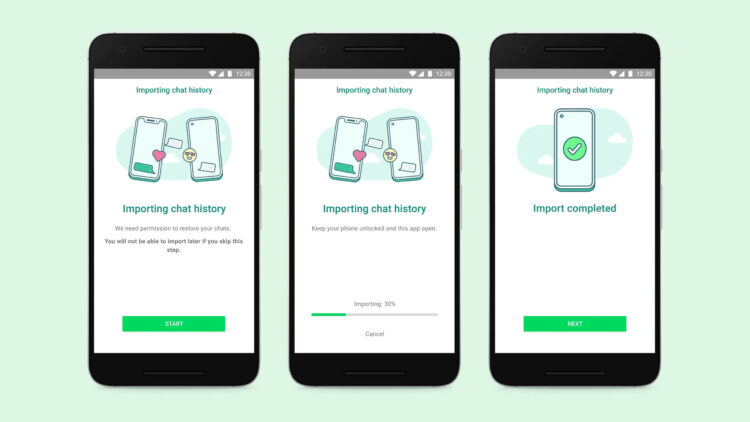 cara transfer whatsapp