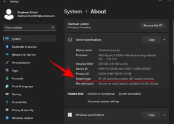 Cek Angka Bit Sistem Operasi Windows di Laptop
