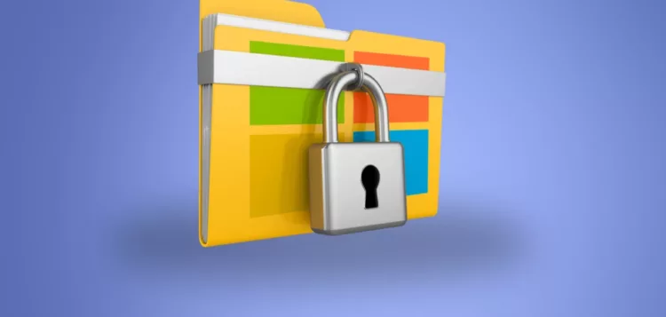 mengunci folder di laptop windows
