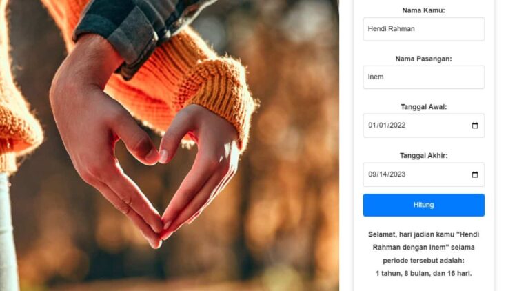 5 Aplikasi Penghitung Hari Jadian Terpopuler 2023!