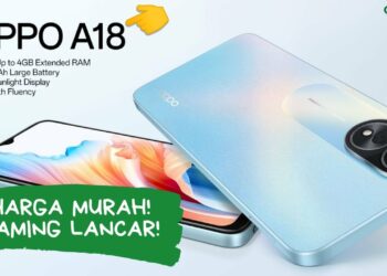 Oppo A18, Ponsel dengan Harga Murah Gaming Lancar!
