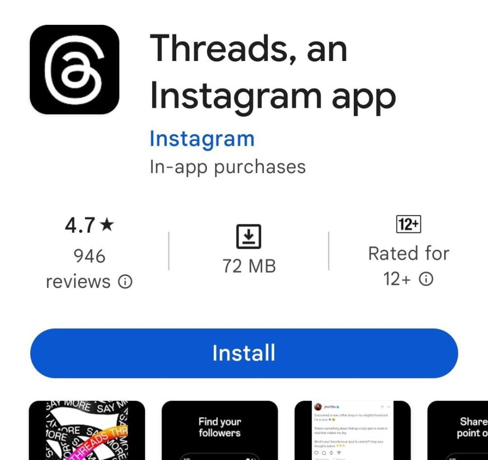 Aplikasi Threads Instagram