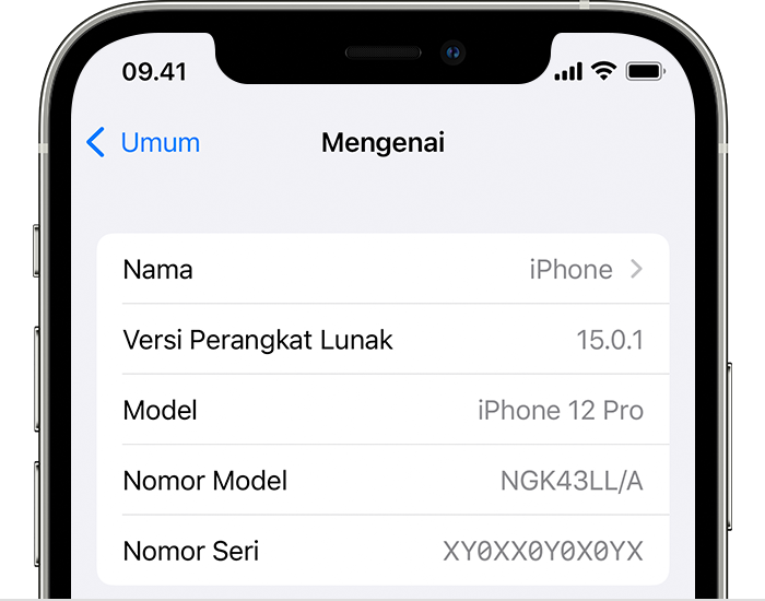 cek kode iPhone