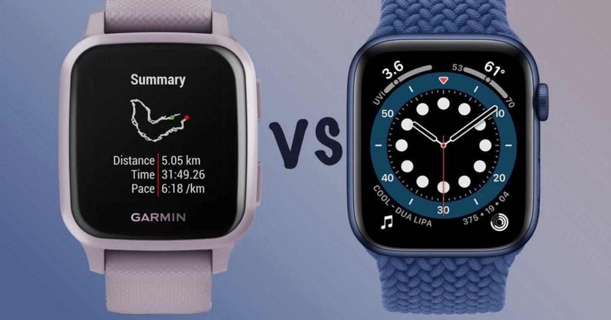 perbandingan Garmin vs Apple