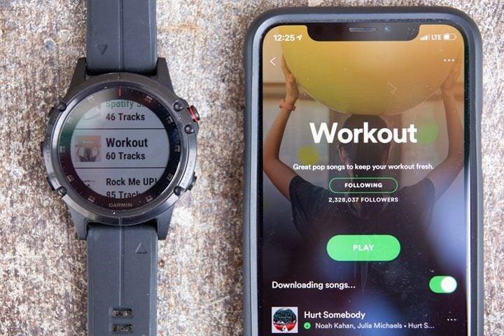 Spotify di Garmin