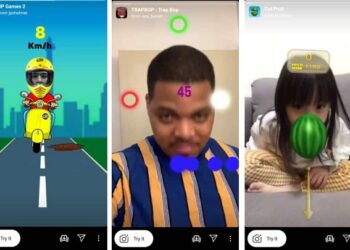 Instagram game filter