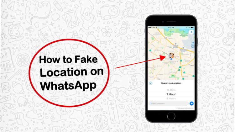cara kirim fake location di whatsapp