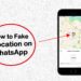 cara kirim fake location di whatsapp