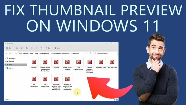 cara atasi masalah thumbnail windows 11