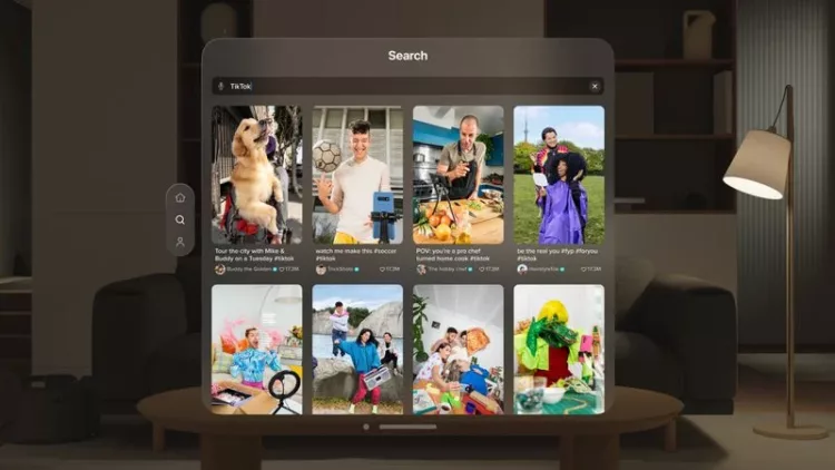 Aplikasi TikTok khusus Vision Pro menawarkan pengalaman yang berbeda