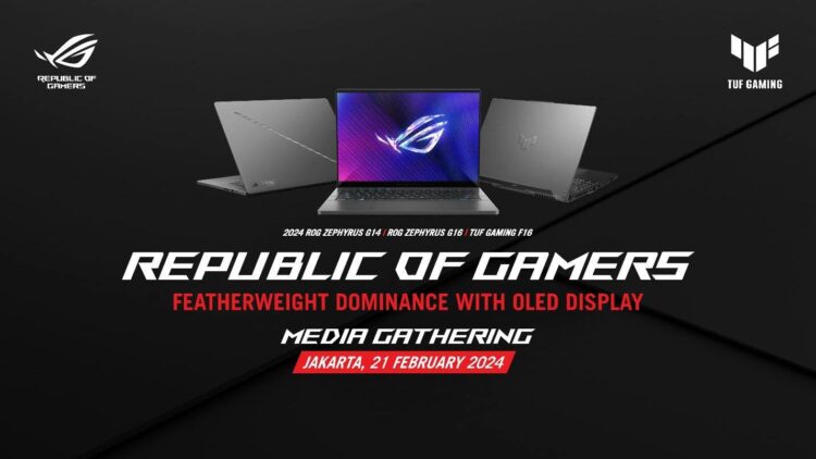 Pionir AI-Powered Gaming Laptop dengan Layar OLED Paling Tipis dan Ringan di Dunia, ROG Zephyrus G14 dan G16