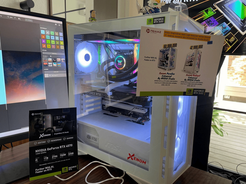 PRESS RELEASE: XENOM PC GRAPHIGLOW - Enhanced by NVIDIA STUDIO