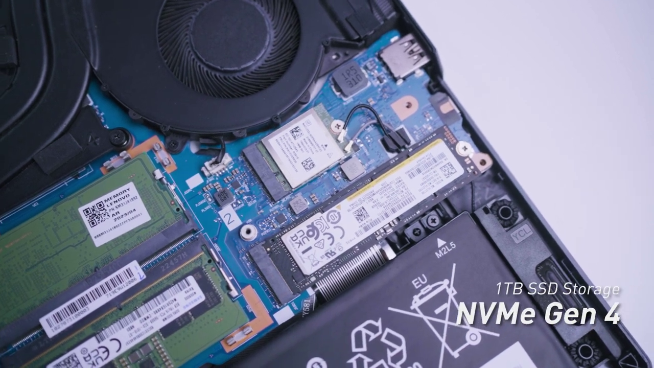 Storage dan RAM Legion Pro